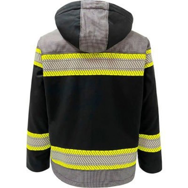 Gss Safety GSS Safety NON-ANSI Night Glow Sherpa Line Heavy Weight Sierra Jacket-MD 8517-MD